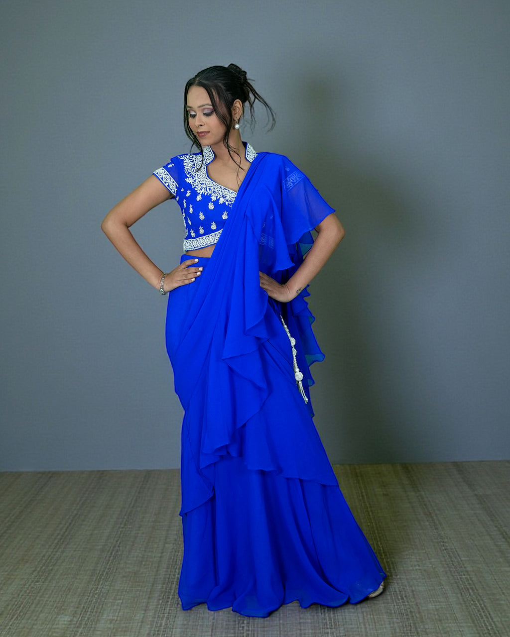 Noor E Neelam Saree